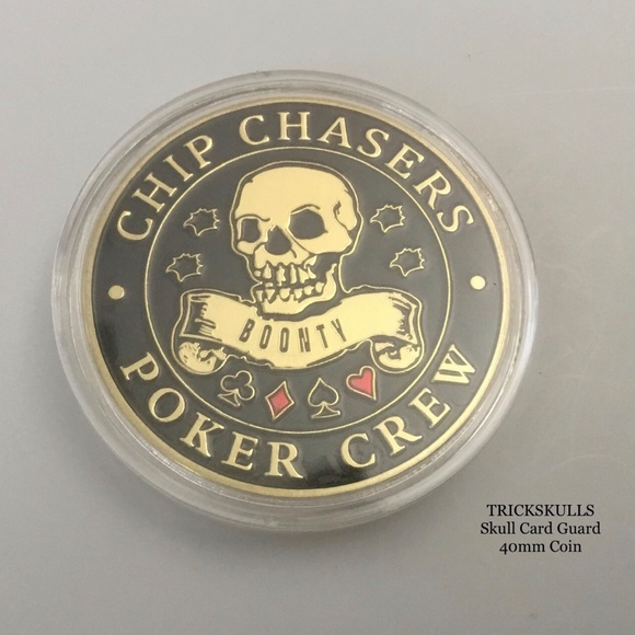 Card Guard Skeleton Skull Enamel Coin Stainless Locket 45-60cm Wheat Link Chain - Picture 5 of 8